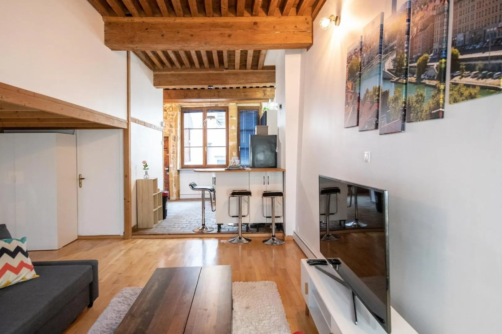 Appartement Soyeux - Superbe Canut Quai De Saone Lyon Frankrijk