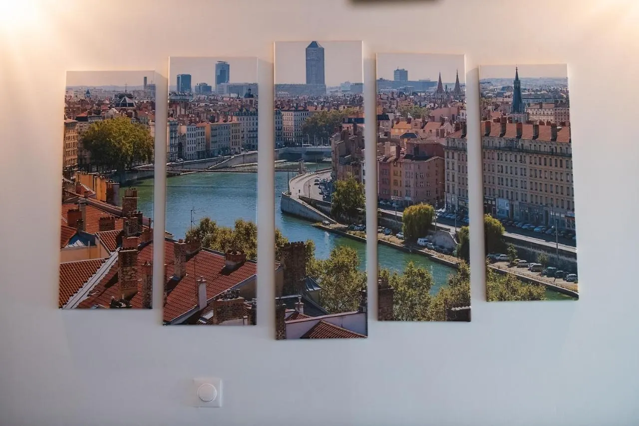 Apartment Soyeux - Superbe Canut Quai De Saone Lyon France